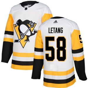 Kris Letang Pittsburgh Penguins Adidas Authentic Jersey (White)