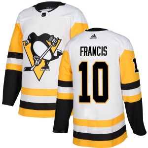 Ron Francis Pittsburgh Penguins Adidas Authentic Jersey (White)
