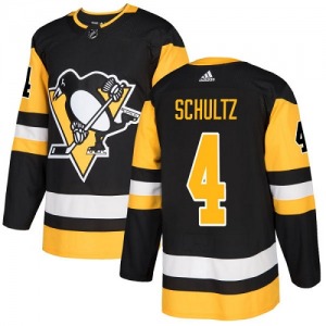 Justin Schultz Pittsburgh Penguins Adidas Youth Authentic Home Jersey (Black)
