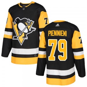 Emil Pieniniemi Pittsburgh Penguins Adidas Youth Authentic Home Jersey (Black)
