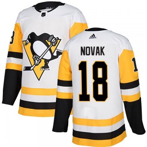 Tommy Novak Pittsburgh Penguins Adidas Youth Authentic Away Jersey (White)