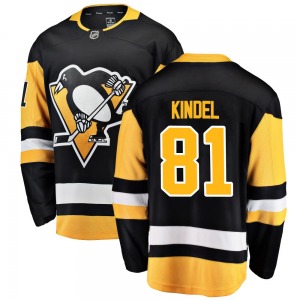 Ben Kindel Pittsburgh Penguins Fanatics Branded Breakaway Home Jersey (Black)
