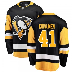 Ville Koivunen Pittsburgh Penguins Fanatics Branded Breakaway Home Jersey (Black)
