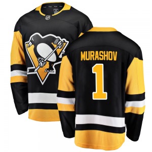 Sergei Murashov Pittsburgh Penguins Fanatics Branded Breakaway Home Jersey (Black)