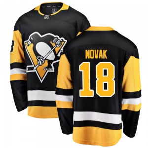 Tommy Novak Pittsburgh Penguins Fanatics Branded Breakaway Home Jersey (Black)