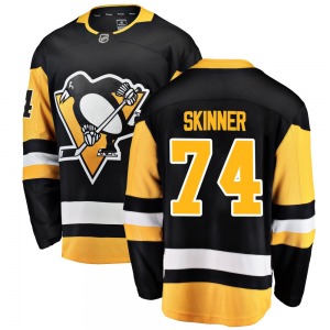 Stuart Skinner Pittsburgh Penguins Fanatics Branded Breakaway Home Jersey (Black)