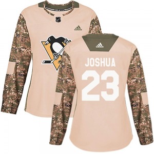 Jagger Joshua Pittsburgh Penguins Adidas Women's Authentic Veterans Day Practice Jersey (Camo)