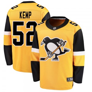 Philip Kemp Pittsburgh Penguins Fanatics Branded Breakaway Alternate Jersey (Gold)