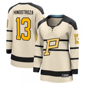 Vinnie Hinostroza Pittsburgh Penguins Fanatics Branded Women's 2023 Winter Classic Jersey (Cream)