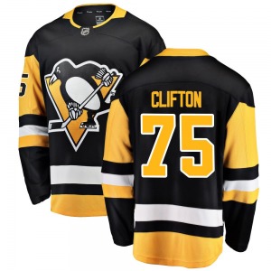 Connor Clifton Pittsburgh Penguins Fanatics Branded Youth Breakaway Home Jersey (Black)