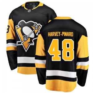 Rafael Harvey-Pinard Pittsburgh Penguins Fanatics Branded Youth Breakaway Home Jersey (Black)