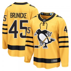 Harrison Brunicke Pittsburgh Penguins Fanatics Breakaway Alternate 2025 Jersey (Gold)