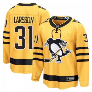 Filip Larsson Pittsburgh Penguins Fanatics Breakaway Alternate 2025 Jersey (Gold)