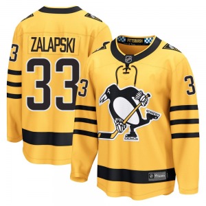 Zarley Zalapski Pittsburgh Penguins Fanatics Breakaway Alternate 2025 Jersey (Gold)