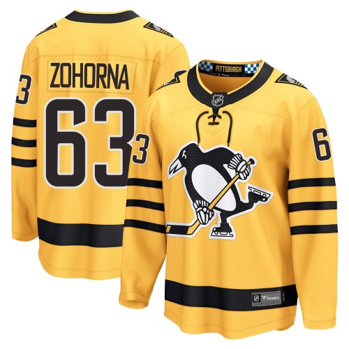 Radim Zohorna Pittsburgh Penguins Fanatics Breakaway Alternate 2025 Jersey (Gold)