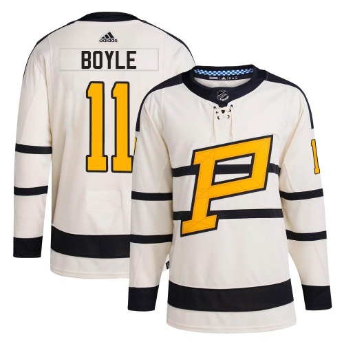 Brian Boyle Pittsburgh Penguins Adidas Authentic 2023 Winter Classic Jersey (Cream)