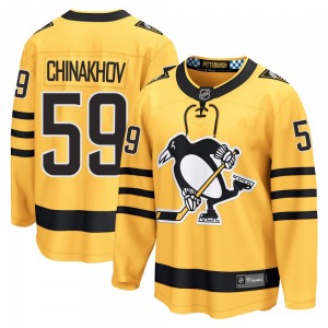 Egor Chinakhov Pittsburgh Penguins Fanatics Youth Breakaway Alternate 2025 Jersey (Gold)