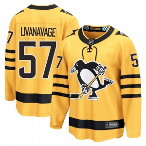 Jake Livanavage Pittsburgh Penguins Fanatics Youth Breakaway Alternate 2025 Jersey (Gold)