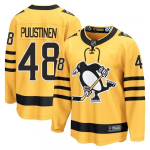 Valtteri Puustinen Pittsburgh Penguins Fanatics Youth Breakaway Alternate 2025 Jersey (Gold)