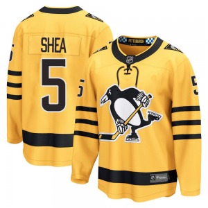 Ryan Shea Pittsburgh Penguins Fanatics Youth Breakaway Alternate 2025 Jersey (Gold)