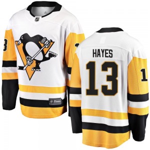 Kevin Hayes Pittsburgh Penguins Fanatics Branded Breakaway Away Jersey (White)