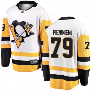Emil Pieniniemi Pittsburgh Penguins Fanatics Branded Breakaway Away Jersey (White)