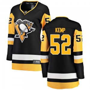 Philip Kemp Pittsburgh Penguins Fanatics Branded Women's Breakaway Home Jersey (Black)
