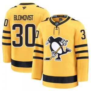 Joel Blomqvist Pittsburgh Penguins Fanatics Youth Premium Alternate 2025 Jersey (Gold)