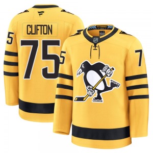 Connor Clifton Pittsburgh Penguins Fanatics Youth Premium Alternate 2025 Jersey (Gold)