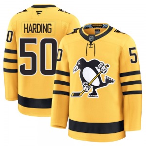 Finn Harding Pittsburgh Penguins Fanatics Youth Premium Alternate 2025 Jersey (Gold)
