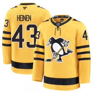 Danton Heinen Pittsburgh Penguins Fanatics Youth Premium Alternate 2025 Jersey (Gold)