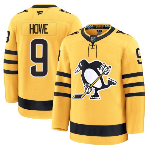 Tanner Howe Pittsburgh Penguins Fanatics Youth Premium Alternate 2025 Jersey (Gold)