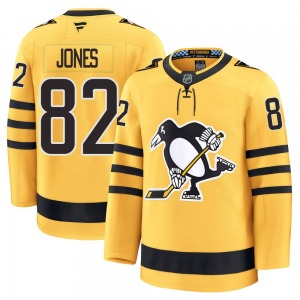 Caleb Jones Pittsburgh Penguins Fanatics Youth Premium Alternate 2025 Jersey (Gold)