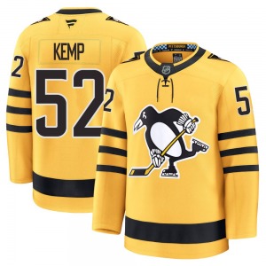 Philip Kemp Pittsburgh Penguins Fanatics Youth Premium Alternate 2025 Jersey (Gold)