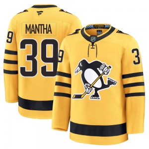 Anthony Mantha Pittsburgh Penguins Fanatics Youth Premium Alternate 2025 Jersey (Gold)