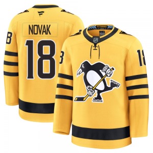 Tommy Novak Pittsburgh Penguins Fanatics Youth Premium Alternate 2025 Jersey (Gold)