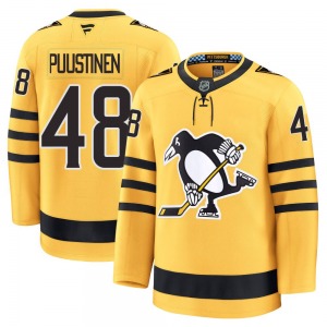 Valtteri Puustinen Pittsburgh Penguins Fanatics Youth Premium Alternate 2025 Jersey (Gold)