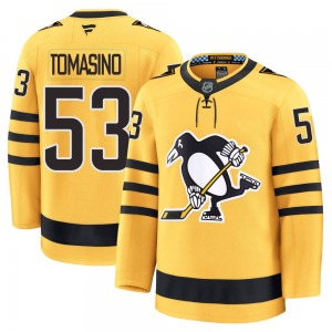 Philip Tomasino Pittsburgh Penguins Fanatics Youth Premium Alternate 2025 Jersey (Gold)