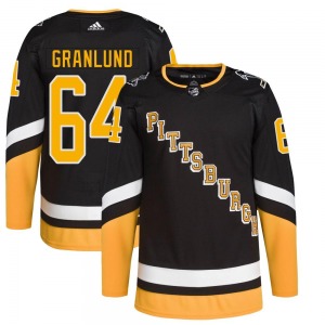 Mikael Granlund Pittsburgh Penguins Adidas Authentic 2021/22 Alternate Primegreen Pro Player Jersey (Black)