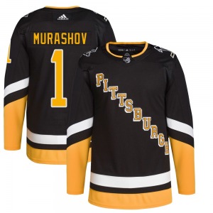 Sergei Murashov Pittsburgh Penguins Adidas Authentic 2021/22 Alternate Primegreen Pro Player Jersey (Black)