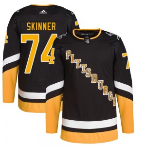 Stuart Skinner Pittsburgh Penguins Adidas Authentic 2021/22 Alternate Primegreen Pro Player Jersey (Black)