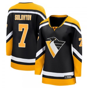 Ilya Solovyov Pittsburgh Penguins Fanatics Branded Women's Breakaway Special Edition 2.0 Jersey (Black)
