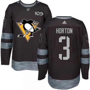 Tim Horton Pittsburgh Penguins Authentic 1917-2017 100th Anniversary Jersey (Black)