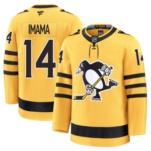 Bokondji Imama Pittsburgh Penguins Fanatics Premium Alternate 2025 Jersey (Gold)