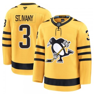 Jack St. Ivany Pittsburgh Penguins Fanatics Premium Alternate 2025 Jersey (Gold)