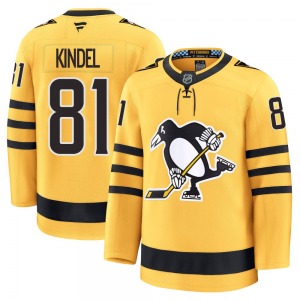 Ben Kindel Pittsburgh Penguins Fanatics Premium Alternate 2025 Jersey (Gold)