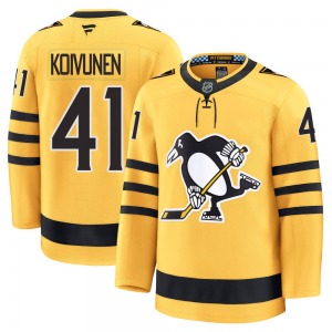 Ville Koivunen Pittsburgh Penguins Fanatics Premium Alternate 2025 Jersey (Gold)