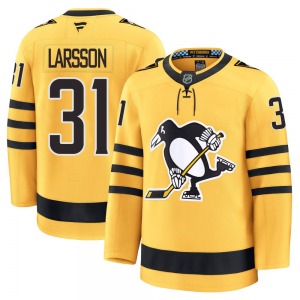 Filip Larsson Pittsburgh Penguins Fanatics Premium Alternate 2025 Jersey (Gold)