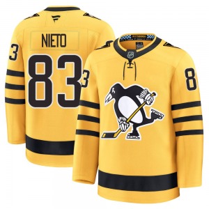 Matt Nieto Pittsburgh Penguins Fanatics Premium Alternate 2025 Jersey (Gold)