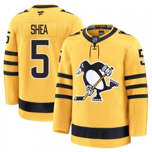 Ryan Shea Pittsburgh Penguins Fanatics Premium Alternate 2025 Jersey (Gold)